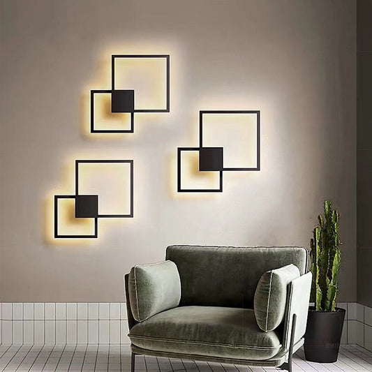 Modern and simple LED wall light