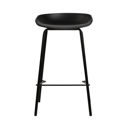 2x Bar Stools Kitchen Counter Stools Metal