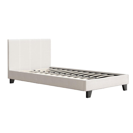 Bed Frame King Single Size Boucle NEO