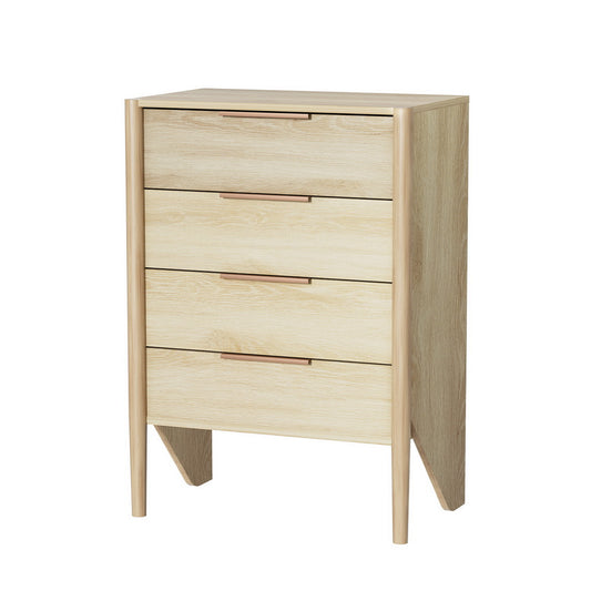 4 Chest of Drawers Tallboy - INEZ Pine