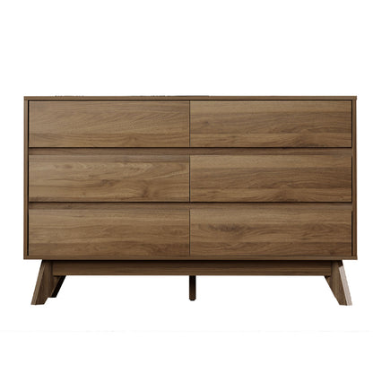 6 Chest of Drawers - XAVI Walnut