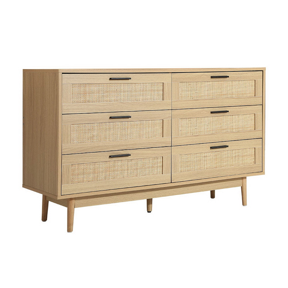 6 Chest of Drawers - BRIONY Oak