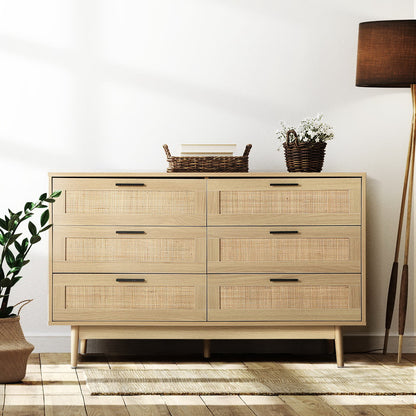 6 Chest of Drawers - BRIONY Oak