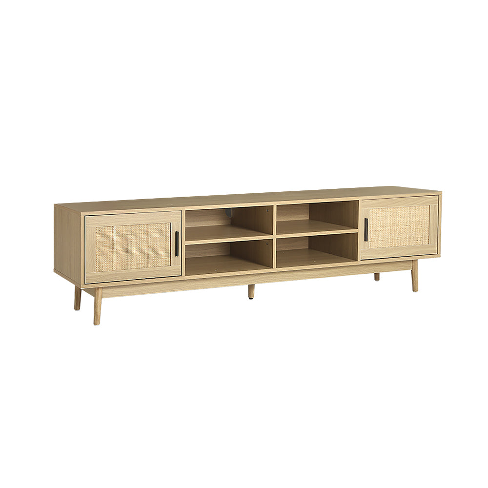 TV Cabinet Entertainment Unit 180cm Rattan Cole