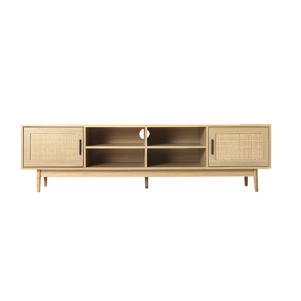 TV Cabinet Entertainment Unit 180cm Rattan Cole