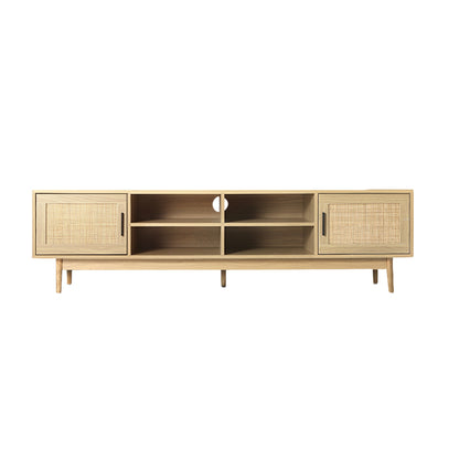 TV Cabinet Entertainment Unit 180cm Rattan Cole