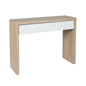 Console Table Storage Drawer Jory White Pine