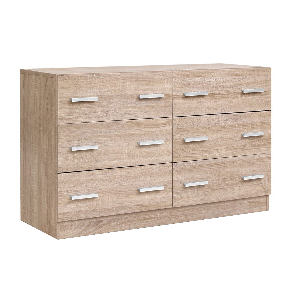 6 Chest of Drawers - VEDA Oak