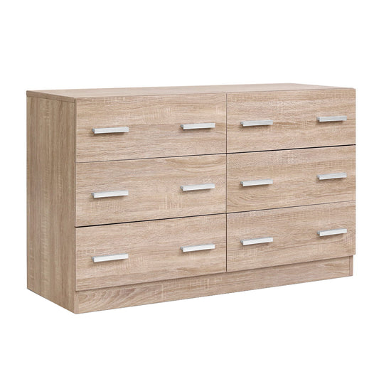 6 Chest of Drawers - VEDA Oak