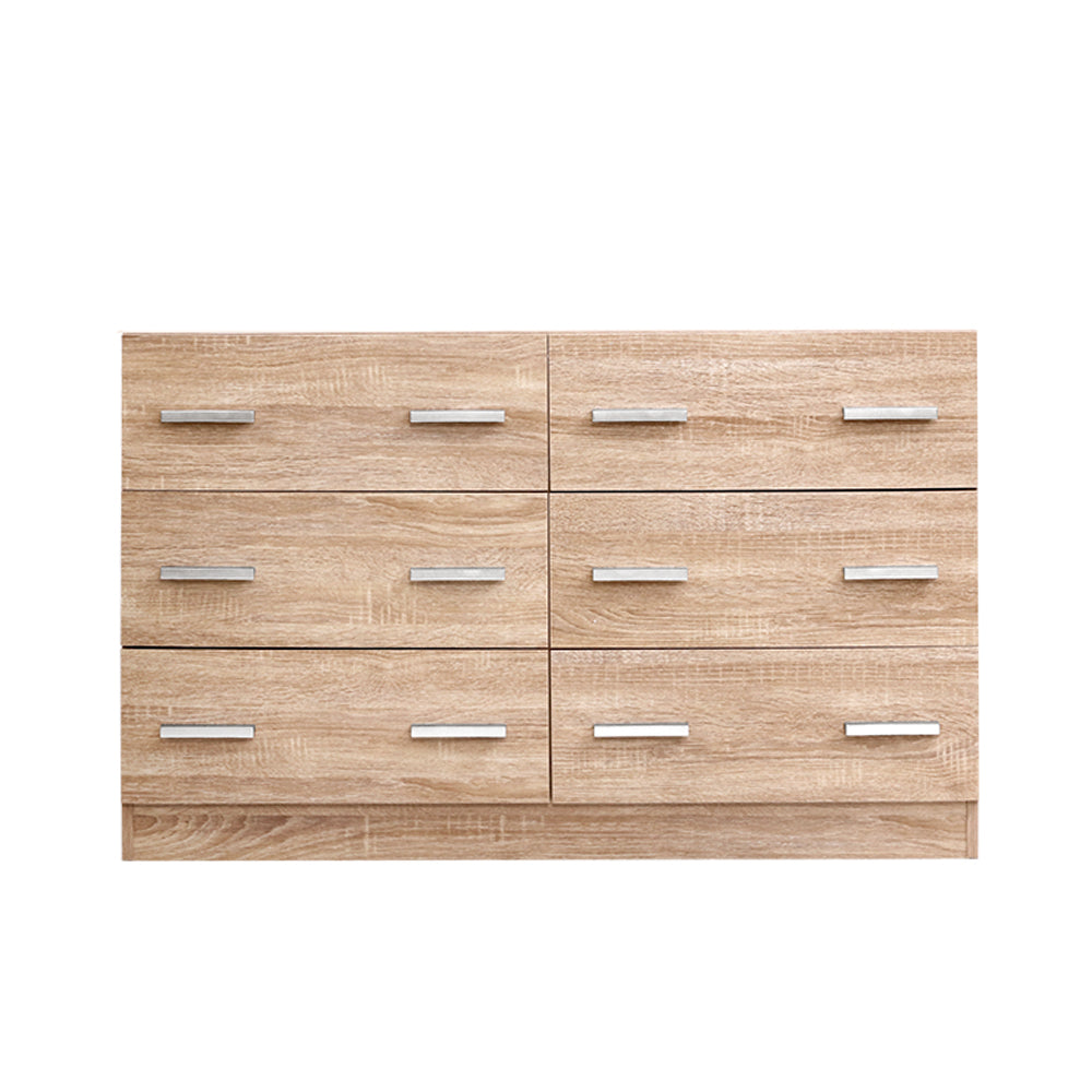 6 Chest of Drawers - VEDA Oak