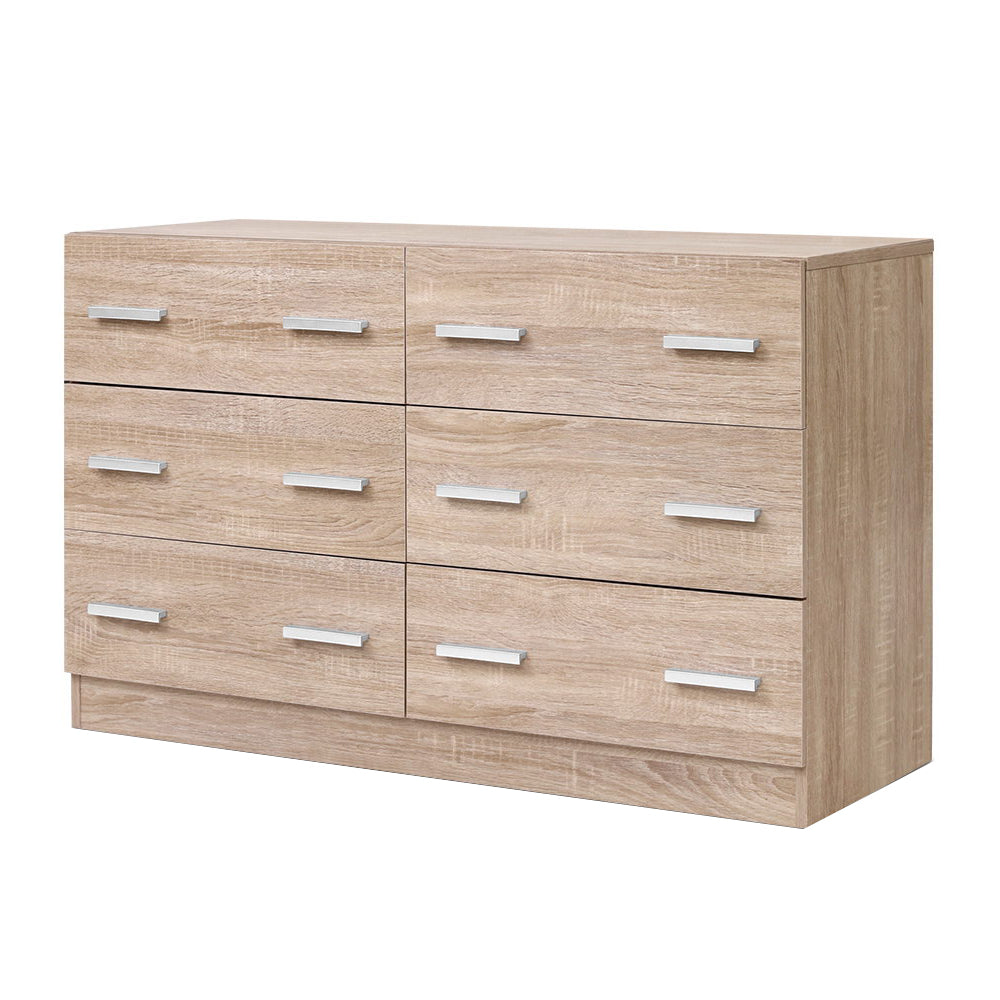 6 Chest of Drawers - VEDA Oak