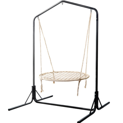 Hammock Chair with Stand Nest Web Outdoor Swing 100cm