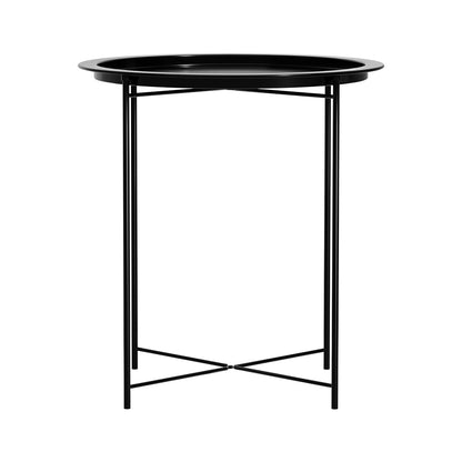 Coffee Side Table Steel Outdoor Furniture Indoor Desk Patio Garden