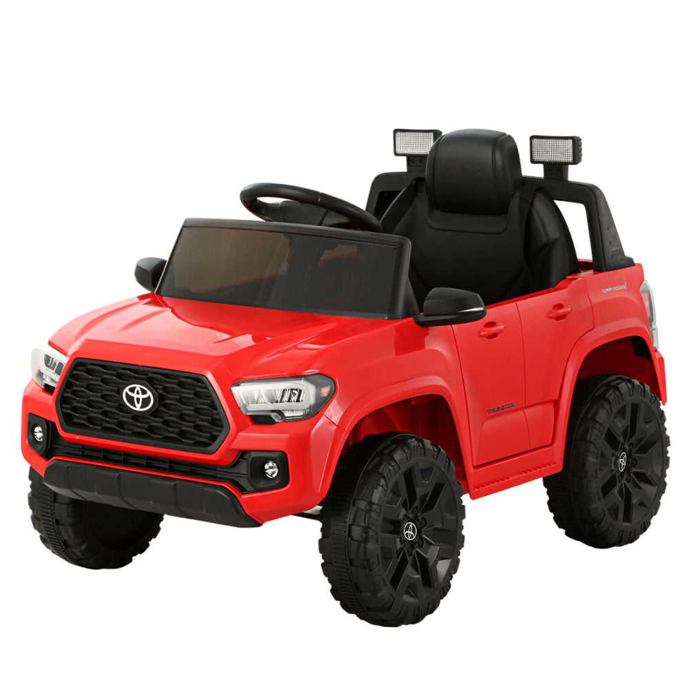 Kids Electric Ride On Car Toyota Tacoma Off Road Jeep Toy Cars Remote 12V Red