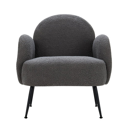 Armchair Boucle Charcoal Hanes