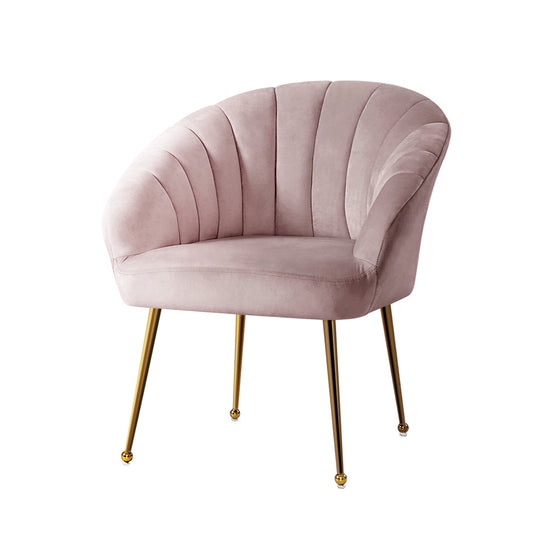 Armchair Velvet Pink Eloise