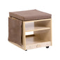 Jooyes Mobile Teacher Stool with Storage Birch Plywood