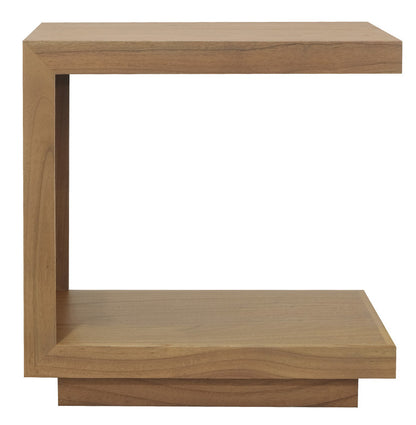 Oscar Solid Mindi Lamp Table (Natural)