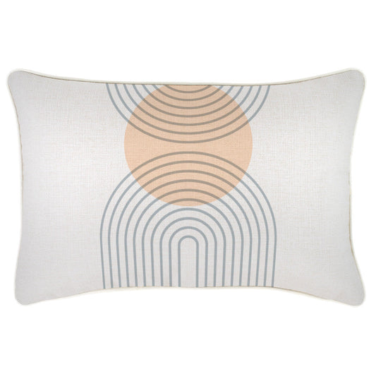 Cushion Cover-With Piping-Rising-Sun-35cm x 50cm