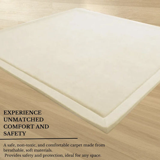 Soft Touch Ultra Plush Memory Foam Tatami Soft Ivory Mat - 200 X 300 CM