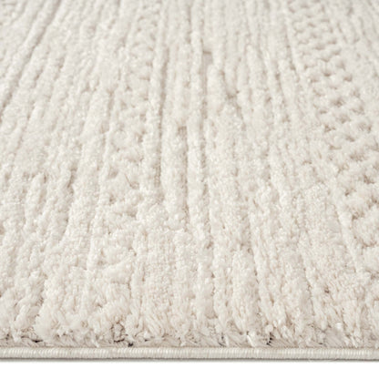 Addie Soft Pile Rug - Ivory - 120x180