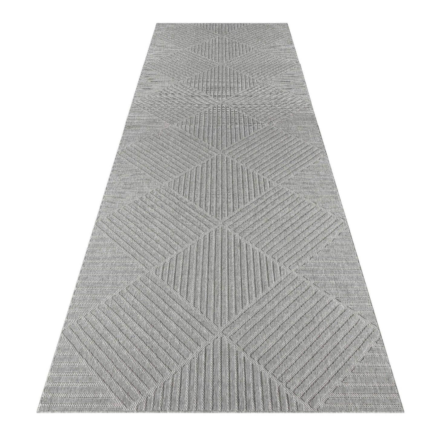 Alpha Outdoor Rug - Light Grey - 160x230