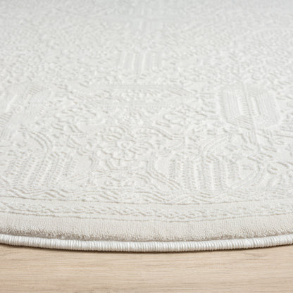 Grande Jacquard Rug - Ivory - 160x230