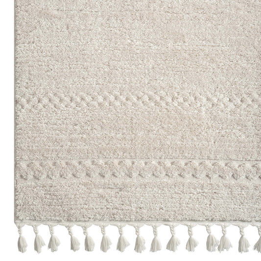 Addie Soft Pile Rug - Ivory - 240x330