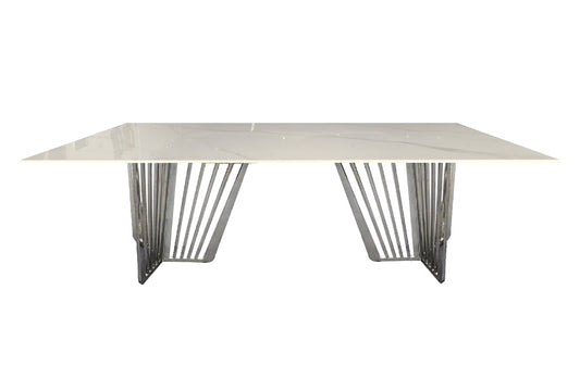 Salina Silver Dining Table -100cm x 200cm