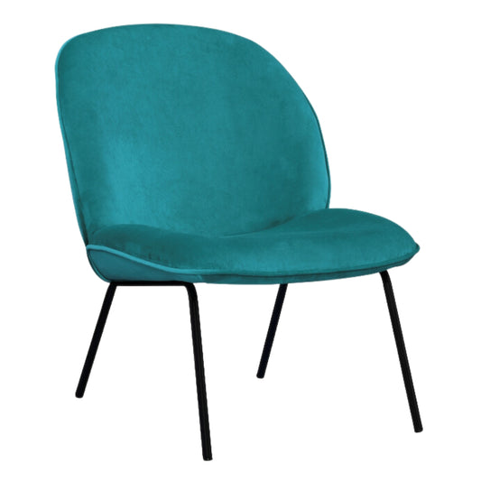 Fabric Occasional Accent Chair Blue