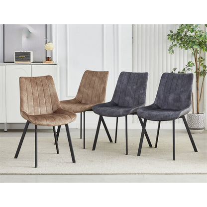 Sloane Fabric Dining Chairs (Set of 4) - Taupe