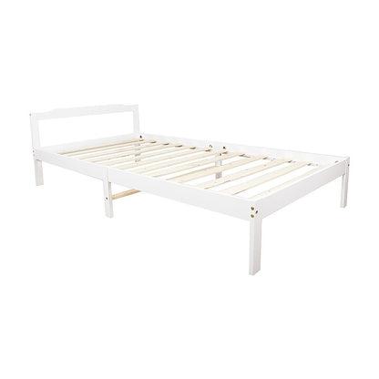 Natural King Single Wooden Bed Frame Home Furniture