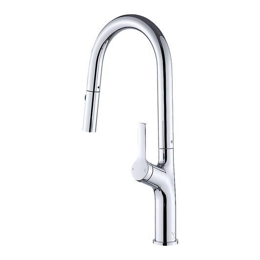 Kitchen Laundry Bathroom Basin Sink Pull Out Mixer Tap Faucet in Chrome