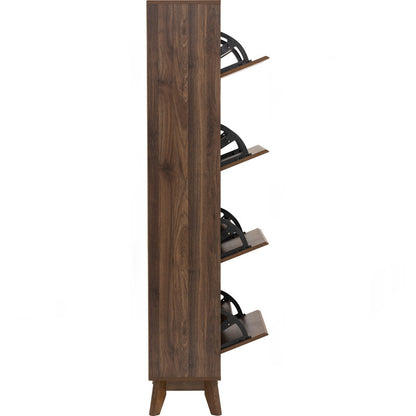 Hirado Tall Shoe Cabinet - Cocoa