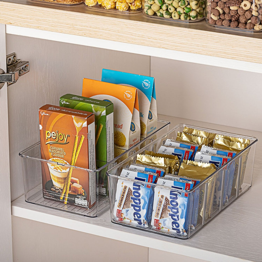 2 Pack Storage Bin with Divider